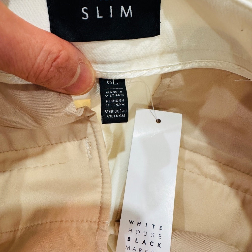 White House Black Market - The Slim Pant, Size 6L, Brand New with Tags! - Picture 5 of 5